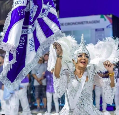 Vilma Nascimento, ex-porta-bandeira e ícone da Portela