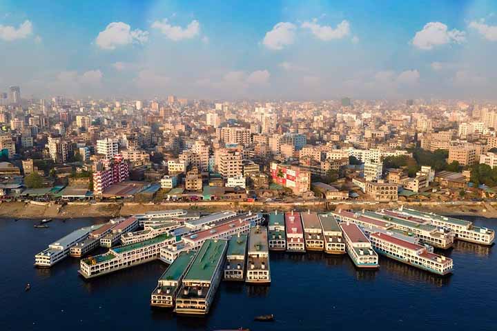 Daca, Bangladesh - classificação do ar: nível perigoso para a saúde. 

- Imagem de A M Hasan Nasim por Pixabay