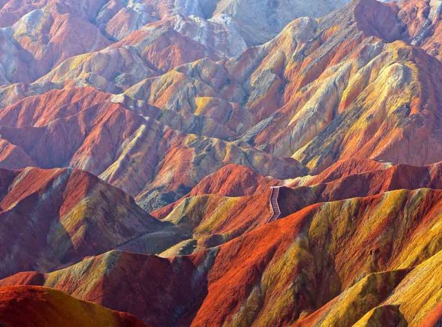 Parque Geológico Zhangye Danxia, China 