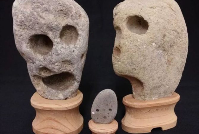 Museu no Japão expõe pedras em forma de ‘rostos’
