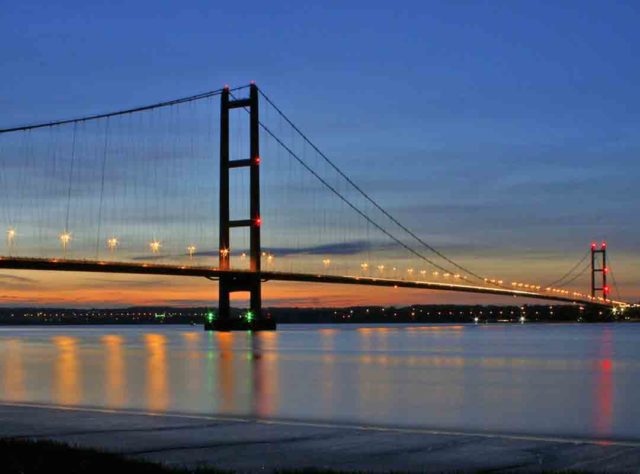 Ponte Humber, no Reino Unido