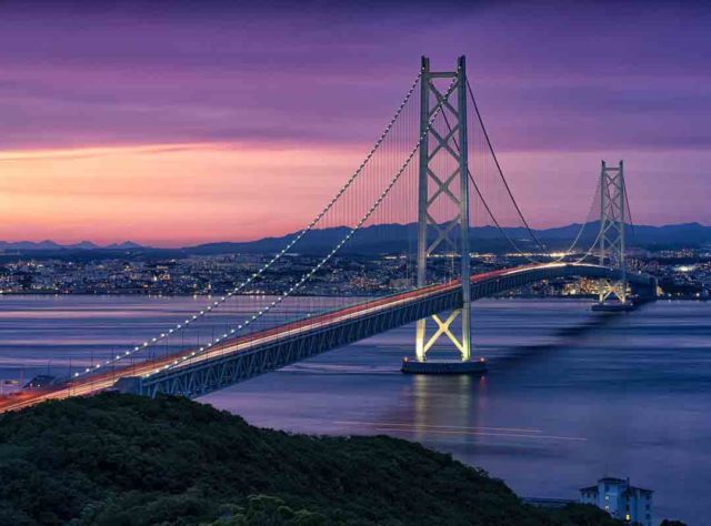 Ponte Akashi-Kaikyo, Japão