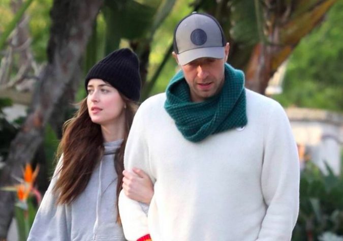 Dakota Johnson and Chris Martin