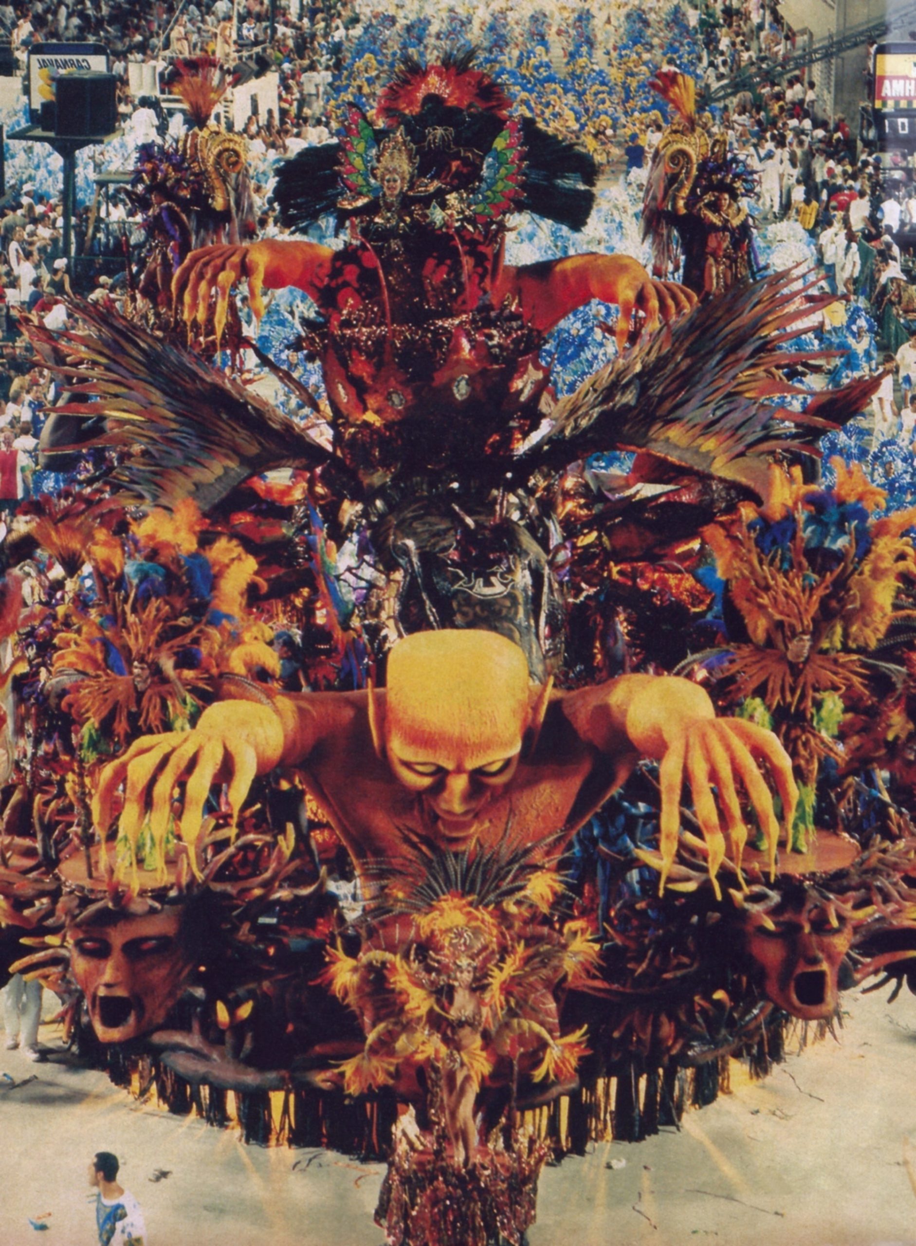 No Carnaval de 1998, a Beija-Flor de Nilópolis conquistou o título ao lado da Mangueira. A azul e branca realizou um desfile sobre lendas dos índios marajoaras. O enredo 