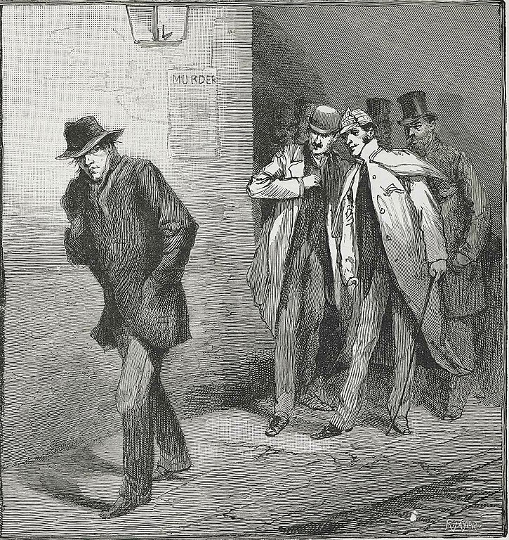Entre agosto e setembro de 1888, pelo menos cinco mulheres, todas prostitutas, foram brutalmente assassinadas: Mary Ann Nichols, Annie Chapman, Elizabeth Stride, Catherine Eddowes e Mary Jane Kelly. A brutalidade dos crimes causou pânico na população local e gerou uma enorme cobertura da mídia na época.-domínio público