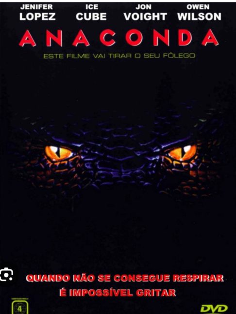 No cinema, um dos filmes mais conhecidos que retratam a sucuri é 