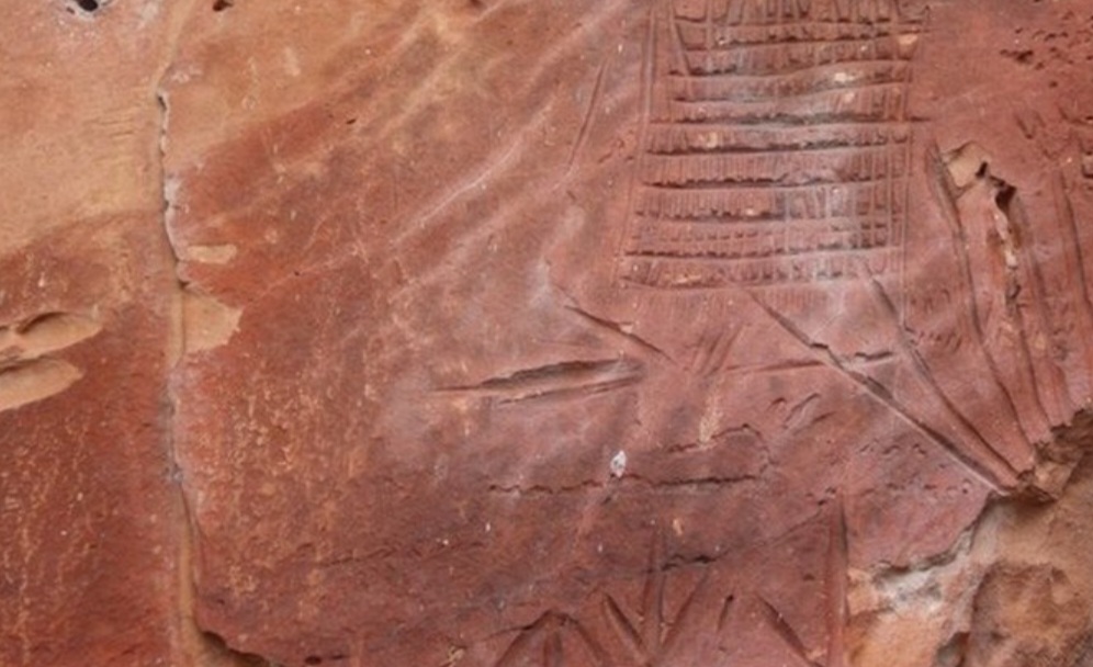 Arqueólogos do Instituto do Patrimônio Histórico e Artístico Nacional (Iphan) encontraram pinturas rupestres de 2 mil anos no Jalapão. São ilustrações de humanos, animais e corpos celestes gravadas em rochas. -  (crédito: Divulgação Iphan)