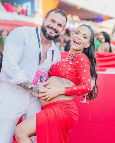 Thamires Hauch e Marcelinho Calil