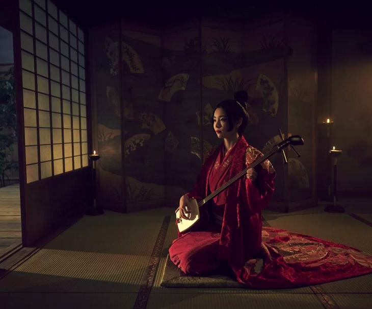 A atenção pelos detalhes foi grande. Os interiores do castelo também tinham fusumas, que são painéis retangulares deslizantes usados para dividir os cômodos.