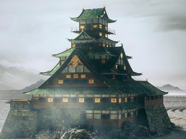 Segundo ela, um outro desafio foi reproduzir as mais de 10 mil telhas de quase todas as estruturas que aparecem nas filmagens. Foi preciso que uma equipe ficasse três meses fabricando essas telhas e mergulhando-as em cinco tipos diferentes de tinta para dar a elas uma aparência similar à da época.