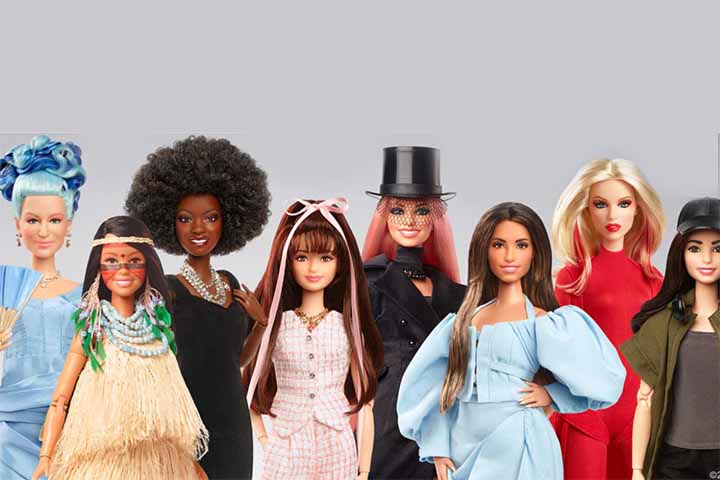 Desde 2015, a Mattel homenageia mulheres icônicas com suas próprias bonecas Barbie no projeto Mulheres Inspiradoras (do original em inglês “Role Models”). Para 2024, a famosa marca selecionou oito artistas que se destacam dentro de seus trabalhos. -  (crédito: Divulgação Mattel)