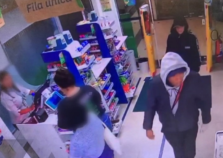 Em SP, bandidos roubam remédios de farmácias para revender - reprodução tv globo