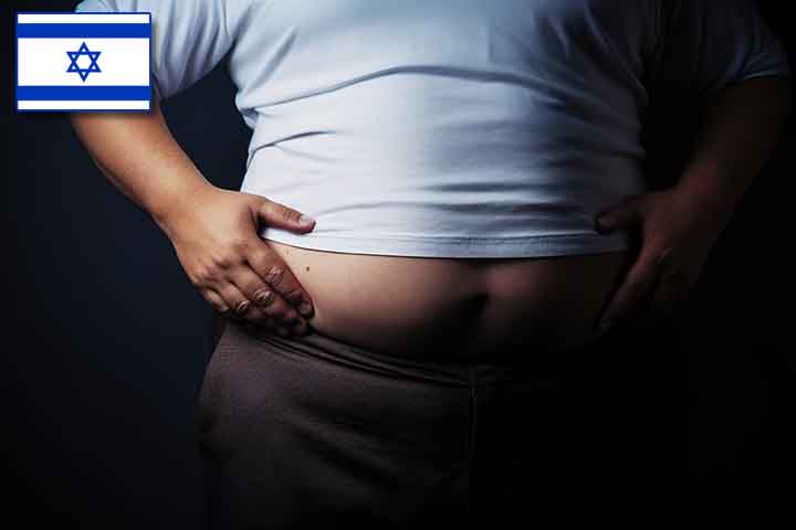 8º lugar (homens) - Israel, com 76% da populaçao com sobrepeso ou obesa. 
- Imagem grátis pntree.com