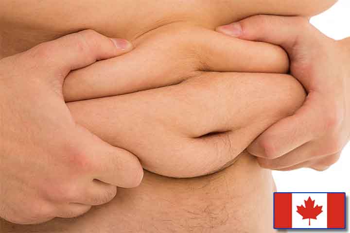10º lugar (homens) - Canadá, com 76% da populaçao com sobrepeso ou obesa. 
- Imagem Freepik
