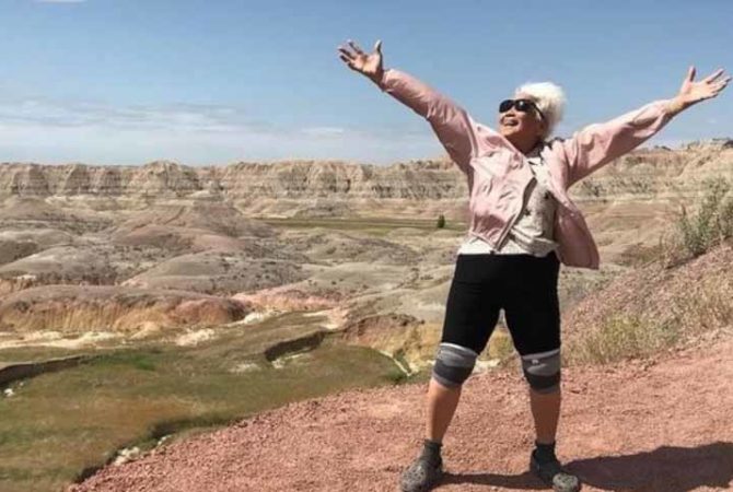 Idosa louca por viagens já esteve em todos os países do mundo