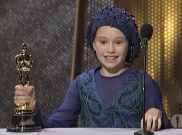 Anna Paquin no Oscar 1994