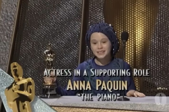 Anna Paquin no Oscar 1994