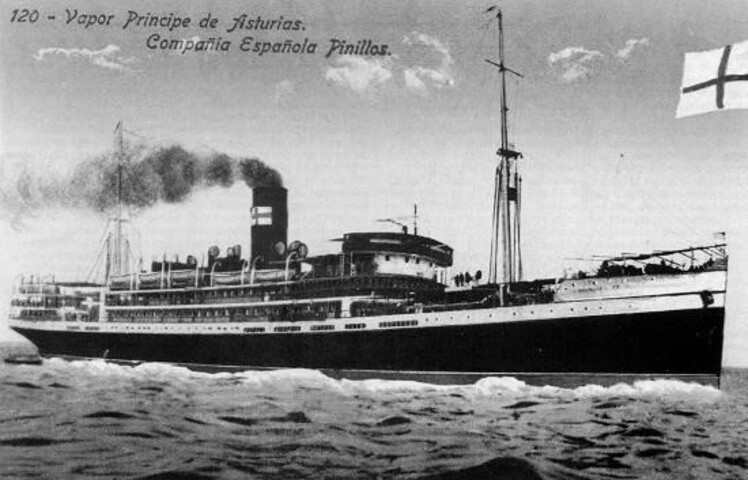 Outro navio famoso que afundou na costa brasileira foi o "Príncipe de Astúrias", que naufragou em 1916 em Ilhabela, São Paulo. Hoje em dia é considerado um dos mais pontos de mergulho mais difíceis do Brasil, por conta do mar constantemente agitado no local.