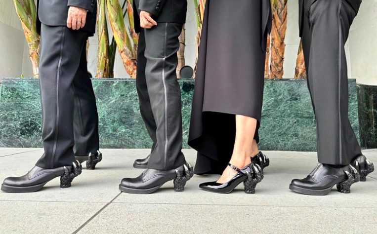 Sapatos da equipe do filme Godzilla Minus One fazem sucesso no Oscar