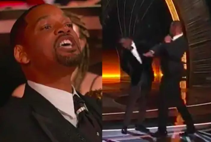 Will Smith dá tapa em Chris Rock no Oscar