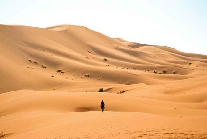 Estudo desvenda idade de formação de gigantesca duna no Marrocos