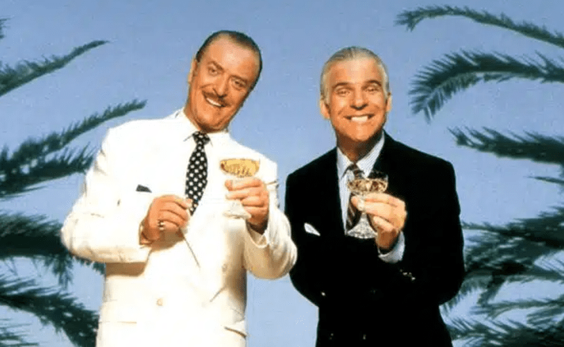 Um filme que não valeu indicação ao Oscar, mas teve grande repercussão por destacar a veia cômica de Michael Caine foi "Os Safados", que ele protagonizou ao lado do comediante Steve Martin. O cinismo do personagem cativou o público. 