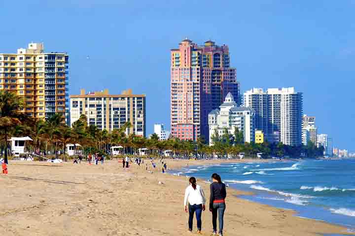 De acordo com o Escritório Nacional de Viagens e Turismo (NTTO), dos Estados Unidos, a Flórida é o estado norte-americano mais visitado por estrangeiros. Fort Lauderdale só perde para Miami e Orlando. 
