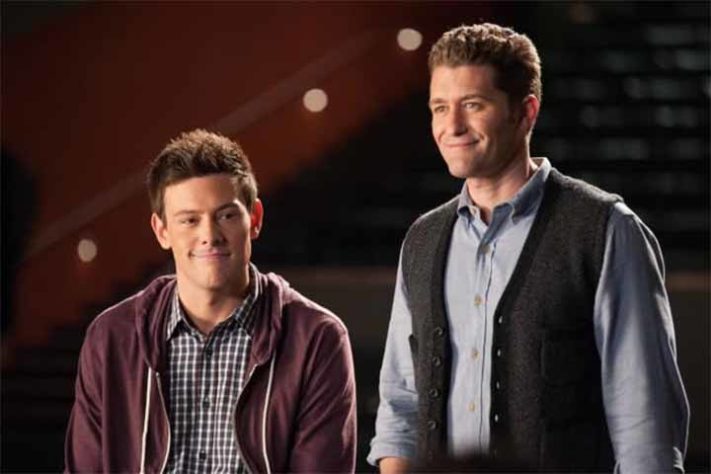 Cory Monteith em Glee - Atores que morreram durante as séries