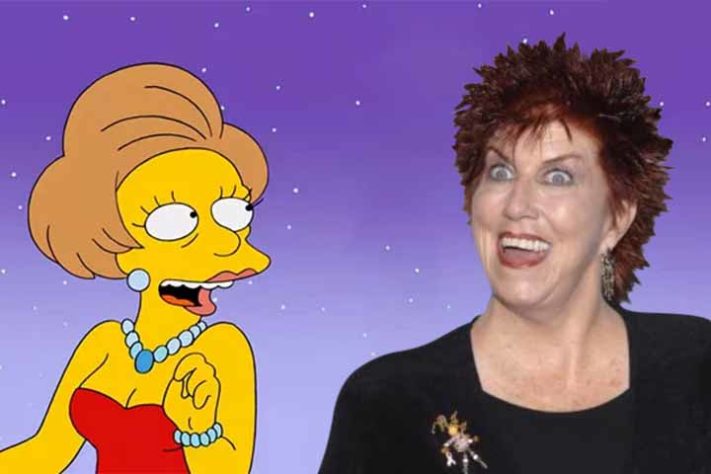 Marcia Wallace (Mrs. Edna Krabappel) Simpsons- Atores que morreram durante as séries