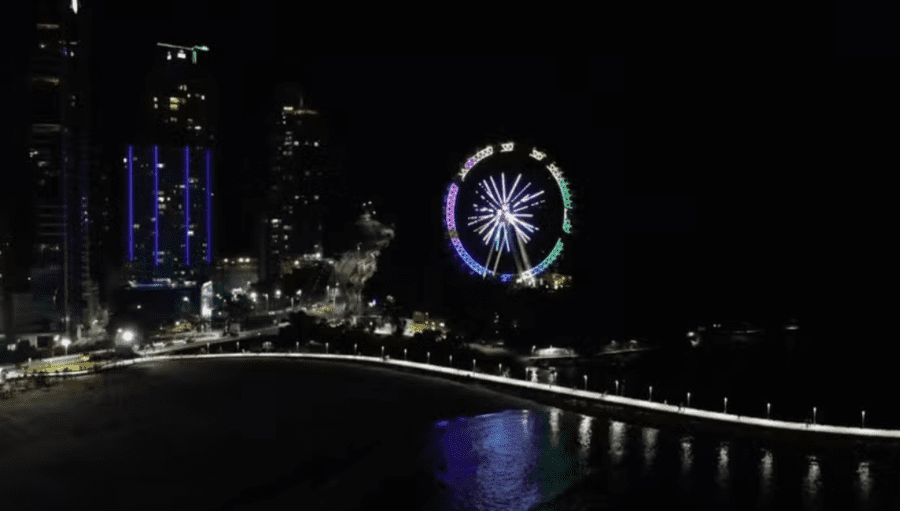 Rodas-gigantes se iluminam em homenagem a Ziraldo - MAAD/FG Big Wheel/Divulgação