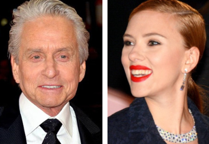 Também revelou que Michael Douglas é primo de DNA de Scarlett Johansson. 