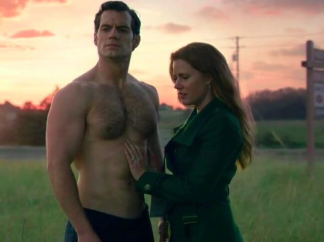 Henry Cavill e Amy Adams em 