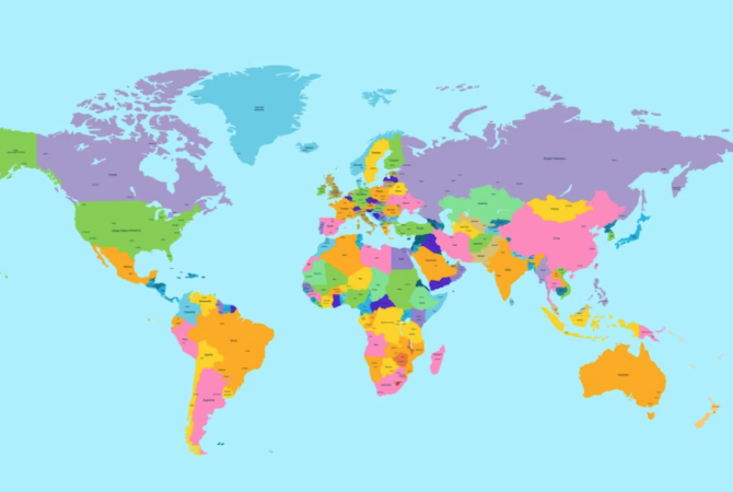 Os países com maior território do mundo