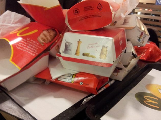 McDonald's lixo
