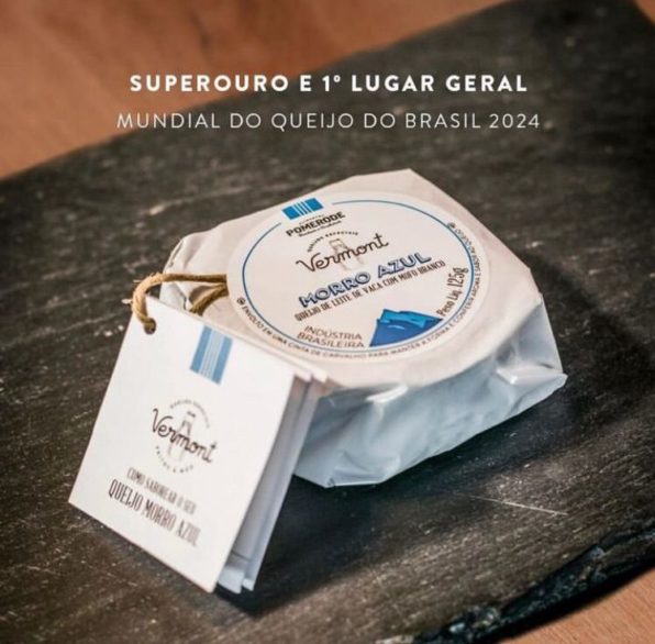 O concurso de Melhor Queijo e Produtos Lácteos elegeu o queijo brasileiro Morro Azul o melhor do mundo no 3º 