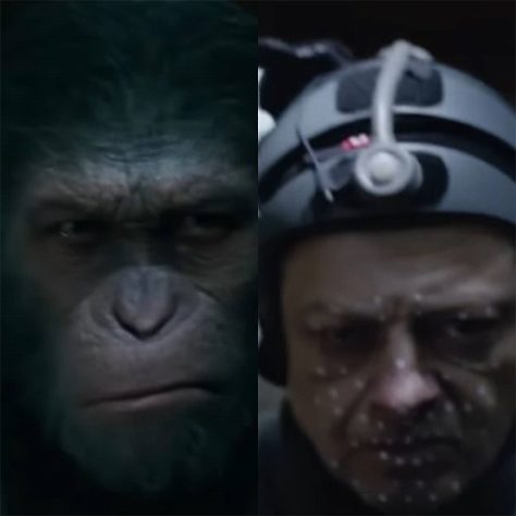 Montagem - Andy Serkis em 