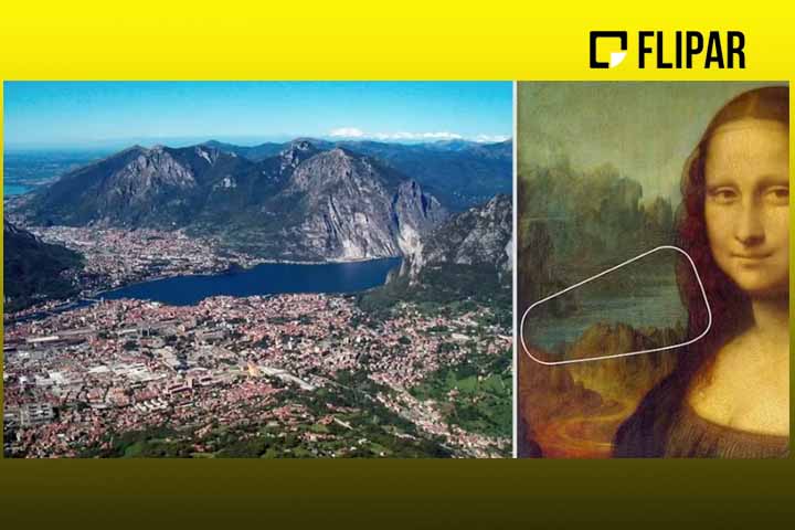 A paisagem pintada na Mona Lisa sempre foi alvo de controvérsia entre os pesquisadores da arte do gênio renascentista. 
- Divulgação Ann Pizzorusso