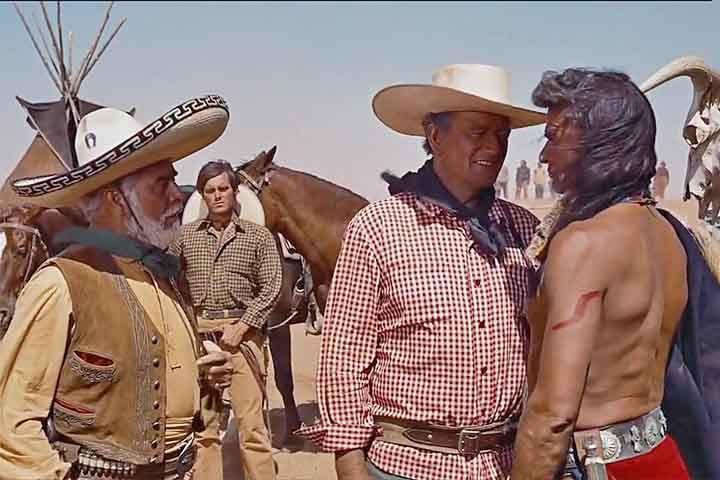 ?Rastros de Ódio? (1956) - Obra do cineasta John Ford, quatro vezes vencedor do Oscar e um dos maiores nomes do gênero, tem o lendário John Wayne no papel de um veterano da Guerra Civil Americana. 
 - Divulgação
