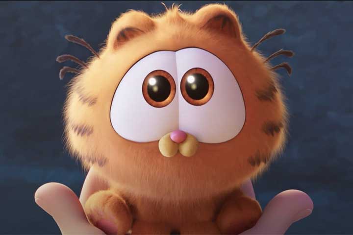 O filme mais recente de Garfield é Garfield: Fora de Casa, lançado em 2024 e dirigido por Mark Dindal.
Na história, o personagem reencontra seu pai e se envolve em uma aventura fora de casa ao lado de Odie.
A animação traz Chris Pratt na voz do protagonista.