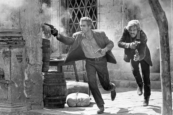 Butch Cassidy (1969)  Paul Newman e Robert Redford - Grandes Westerns - divulgação