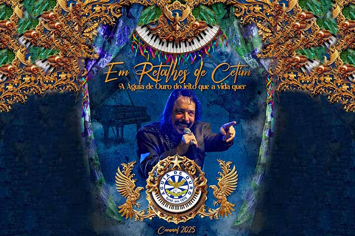 Retalhos de Cetim: Benito Di Paula é o enredo da Águia de Ouro no Carnaval 2025