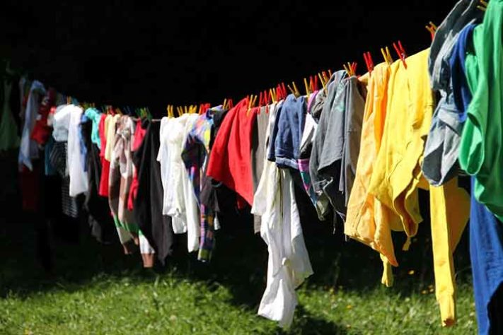 Etiquetas das roupas
