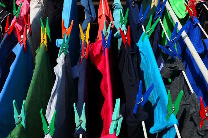 Etiquetas das roupas