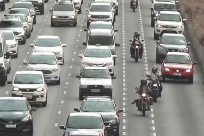 Frota de motos no Brasil