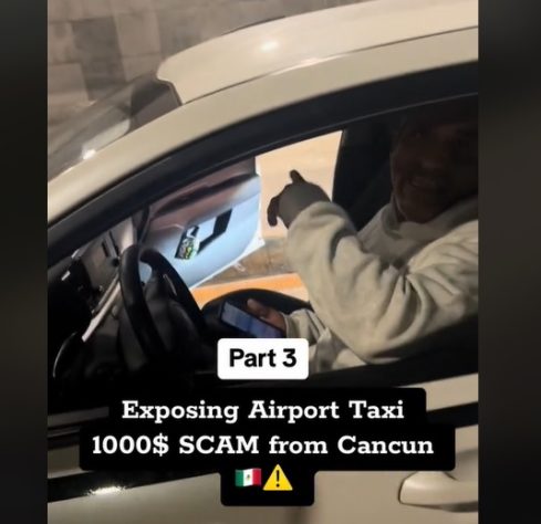 Taxista de Cancún cobra 5 mil reais por corrida de 2 minutos de turista do Canadá e acaba preso