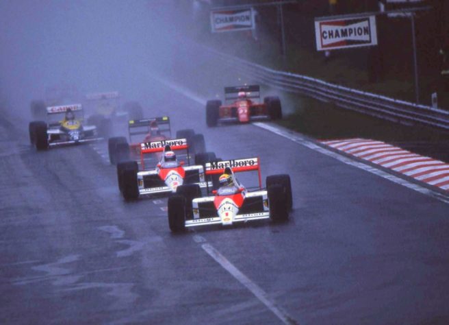 Alain Prost e Ayrton Senna