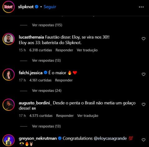Brasileiro é anunciado como novo integrante do Slipknot