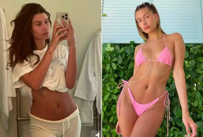Fãs especulam gravidez de Hailey Bieber após notarem umbigo diferente