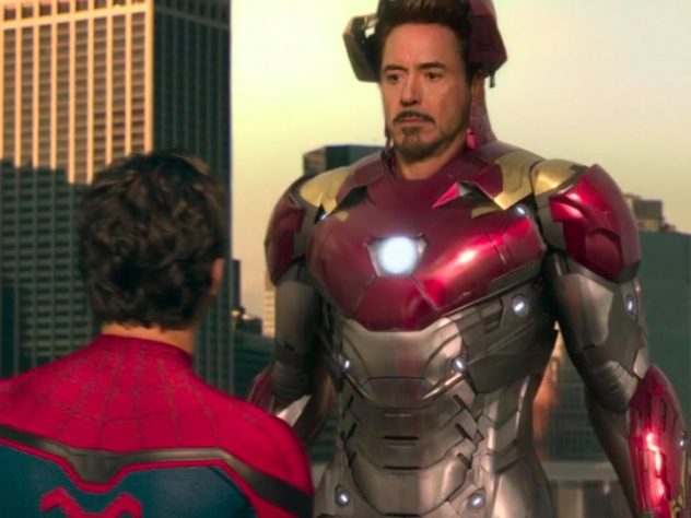 Homem de Ferro no filme Homem-Aranha: De Volta ao Lar