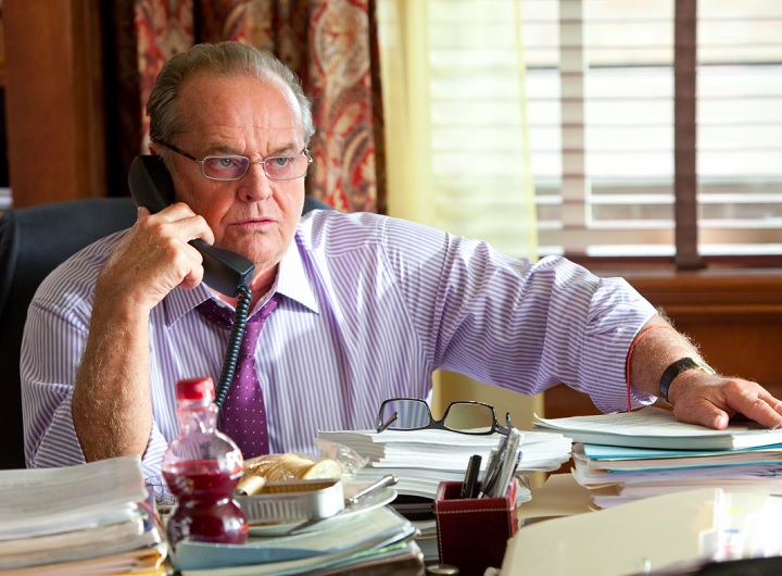 O último filme em que Nicholson atuou foi a comédia romântica 